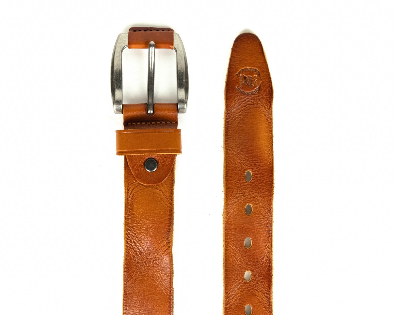 38mm gunmetal buckle leather belt