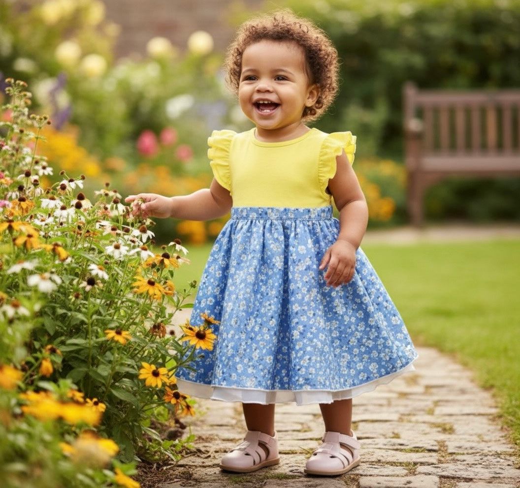 Organic Cotton Dress for Kids |  Breathable Summer Dress for Girls