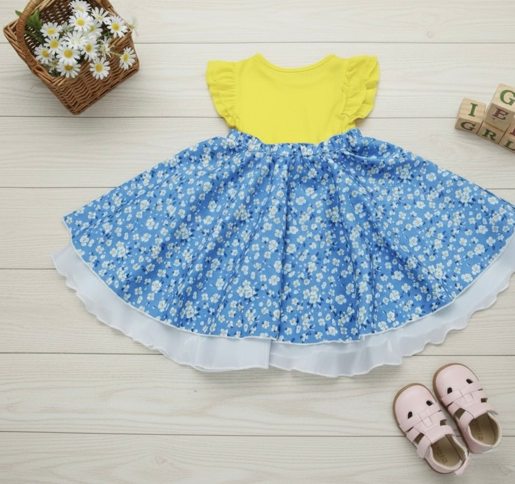 Organic Cotton Dress for Kids |  Breathable Summer Dress for Girls