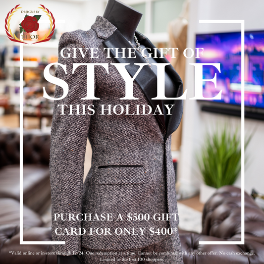 Holiday Special- Purchase a $500 Gift Card for only $400
