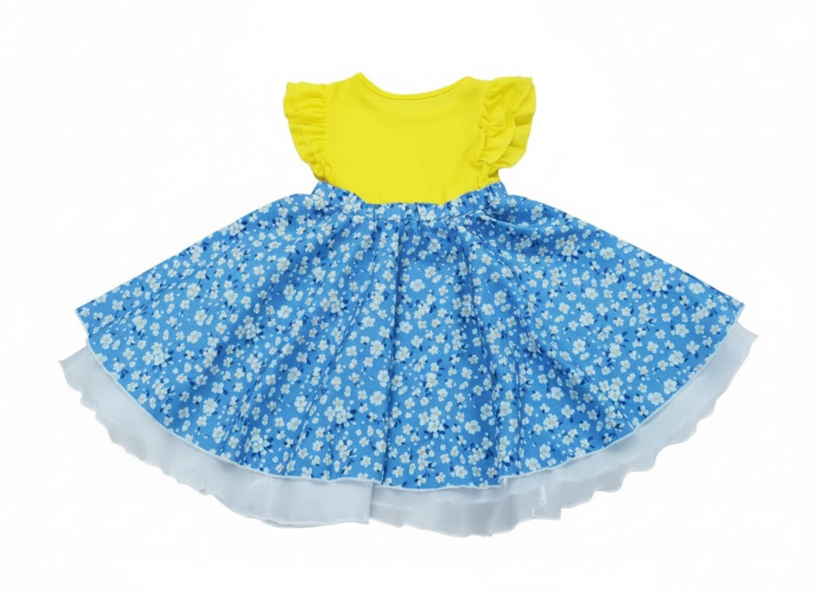 Organic Cotton Dress for Kids |  Breathable Summer Dress for Girls