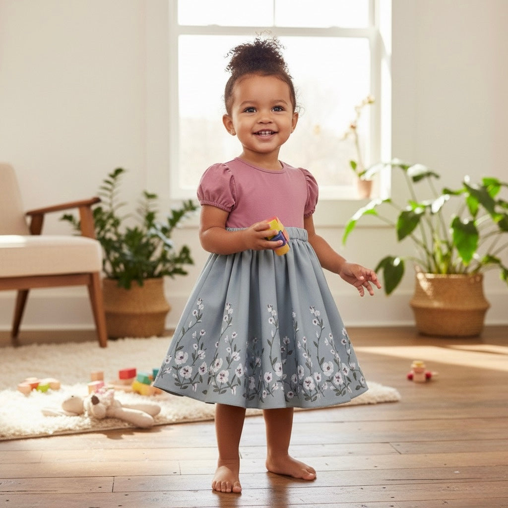 Organic Cotton Dress for Kids |  Breathable Summer Dress for Girls