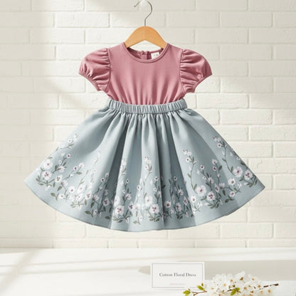 Organic Cotton Dress for Kids |  Breathable Summer Dress for Girls