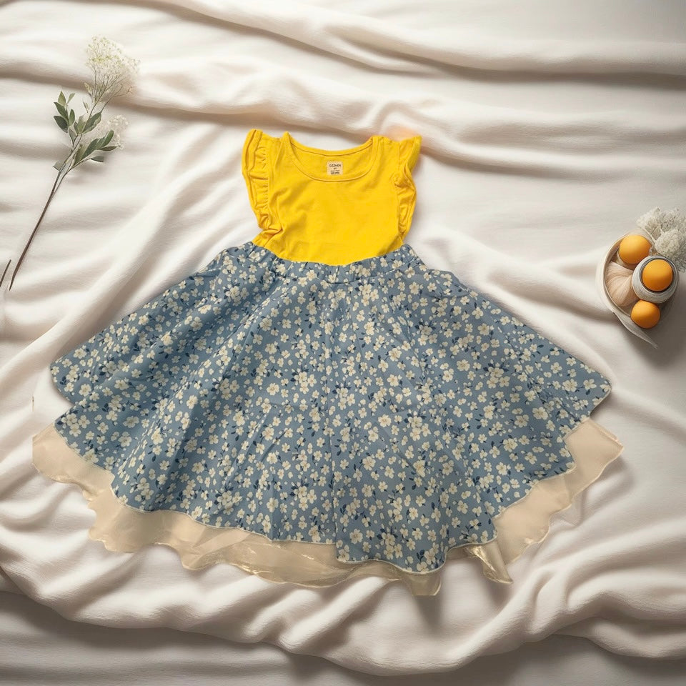 Organic Cotton Dress for Kids |  Breathable Summer Dress for Girls