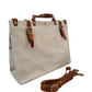 Eleanor Canvas and Leather Tote