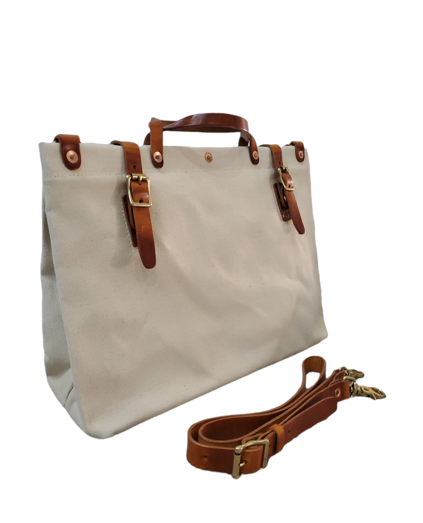 Eleanor Canvas and Leather Tote