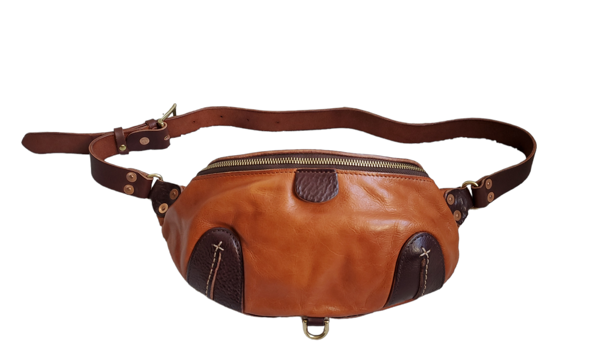 Vintage Brown Leather Men's Small Vertical Messenger Bag Side Bag Cour –  iwalletsmen